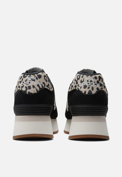 New Balance  - 574+ - animal print pack / game plan styles - black (001)