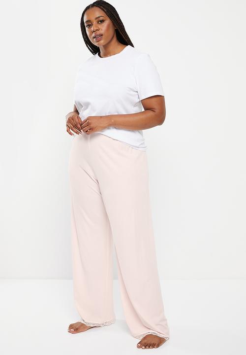 DORINA - Plus pampas pants - pink