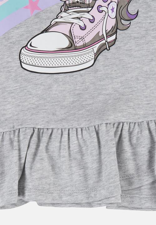 Converse - Cnvg unicon peplum hoodie & le - pixel purple