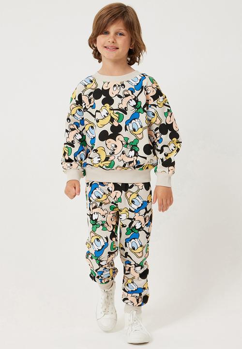 Cotton On - License marlo trackpant - lcn dis rainy day/mickey yardage