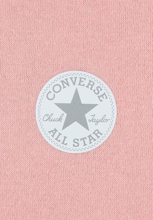 Converse - Cnvg printed crew & jogger set - bleached coral