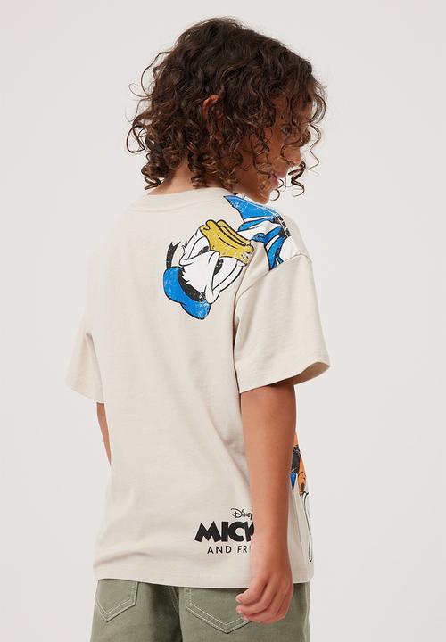 Cotton On - License drop shoulder tee - lcn dis rainy day/mickey goofy & daffy