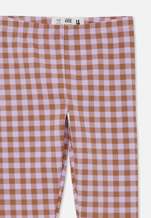 Cotton On - huggie tights - coco jumbo/lilac drop gingham