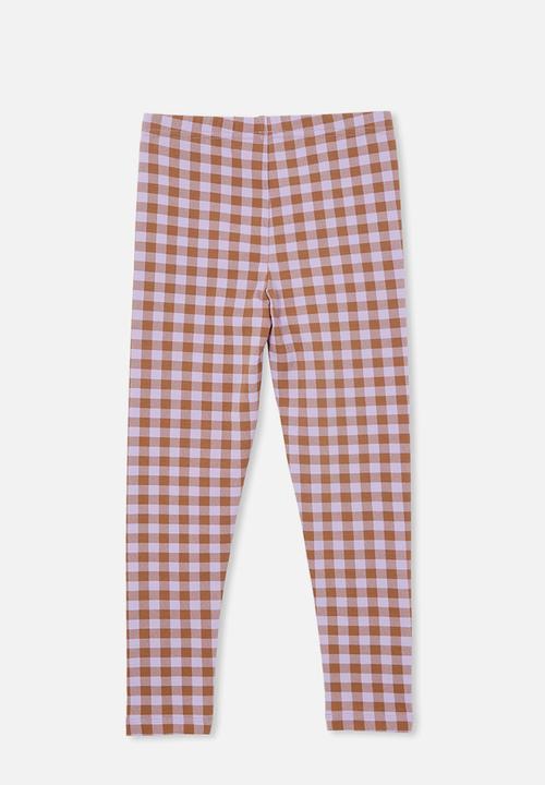 Cotton On - huggie tights - coco jumbo/lilac drop gingham