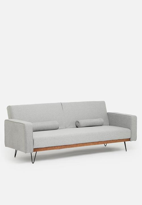 SF Collection - Stockholm 3 seater sofa bed - moonlight grey