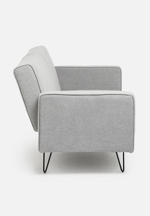 SF Collection - Stockholm 3 seater sofa bed - moonlight grey