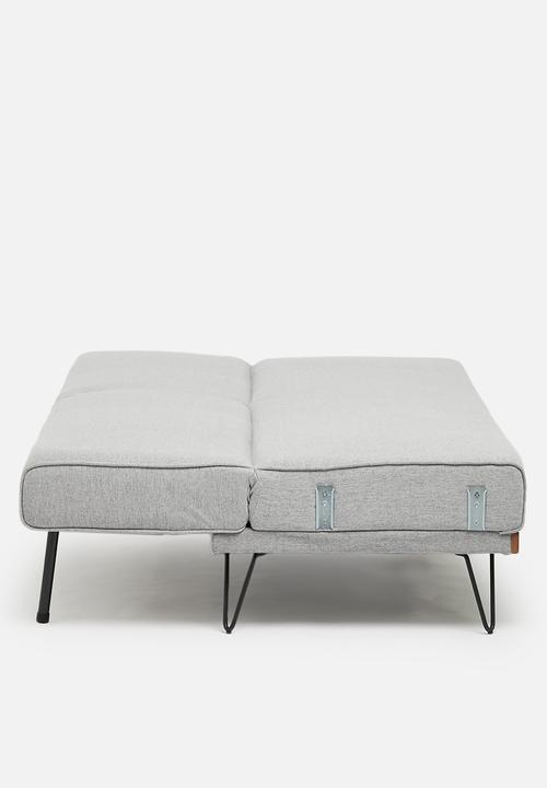 SF Collection - Stockholm 3 seater sofa bed - moonlight grey