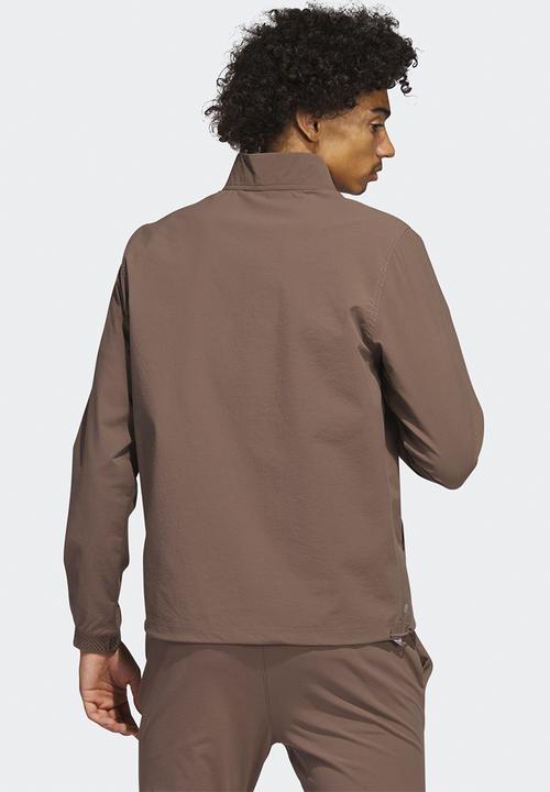 adidas Performance - Adicross stretch pullover  anorak - earth strata