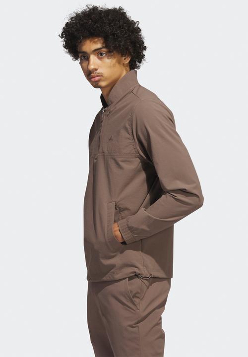 adidas Performance - Adicross stretch pullover  anorak - earth strata
