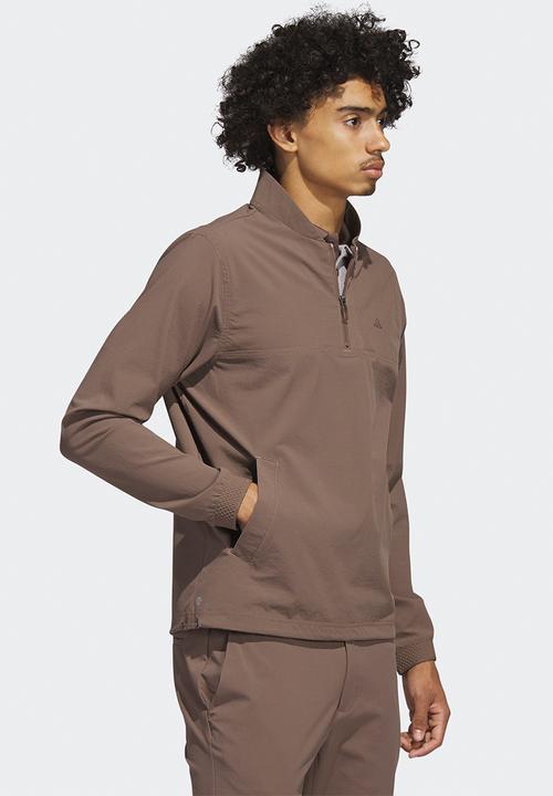 adidas Performance - Adicross stretch pullover  anorak - earth strata
