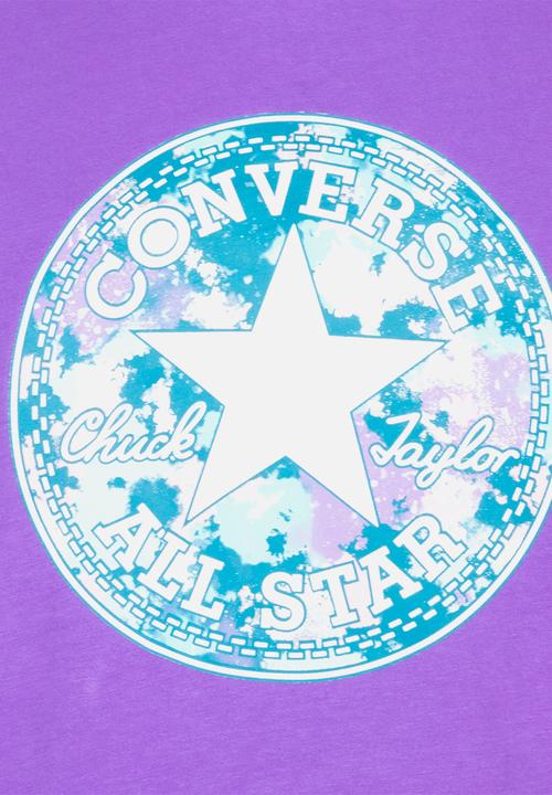 Converse - Cnvg short sleeve ctp fill gfx t-shirt - pixel purple