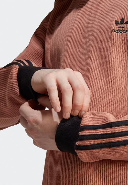 adidas Originals - Adicolour classics waffle crew - clay strata
