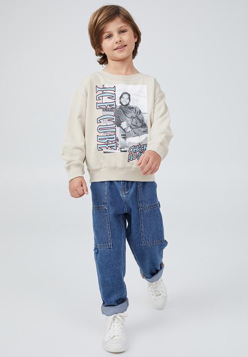 Cotton On - License dusty fleece - lcn bra rainy day/ice cube check yourself