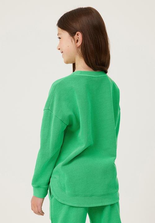 Cotton On - Dora scoop fleece crew - green splash wash/day dreamer
