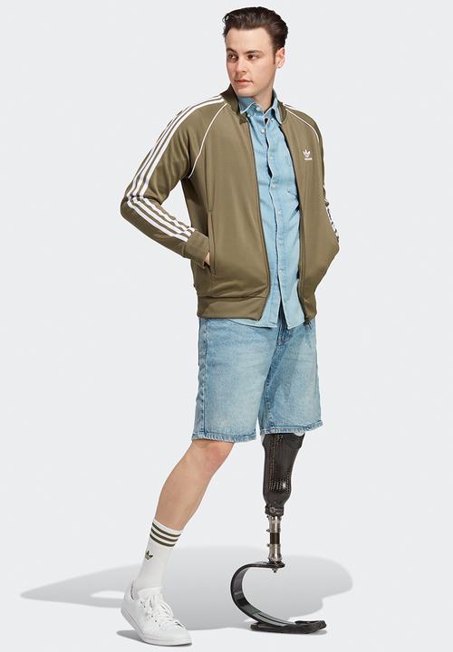 adidas Originals - Adicolour classic SST track top - olive strata