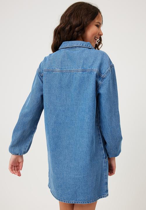 Cotton On - Lily denim dress - weekend wash