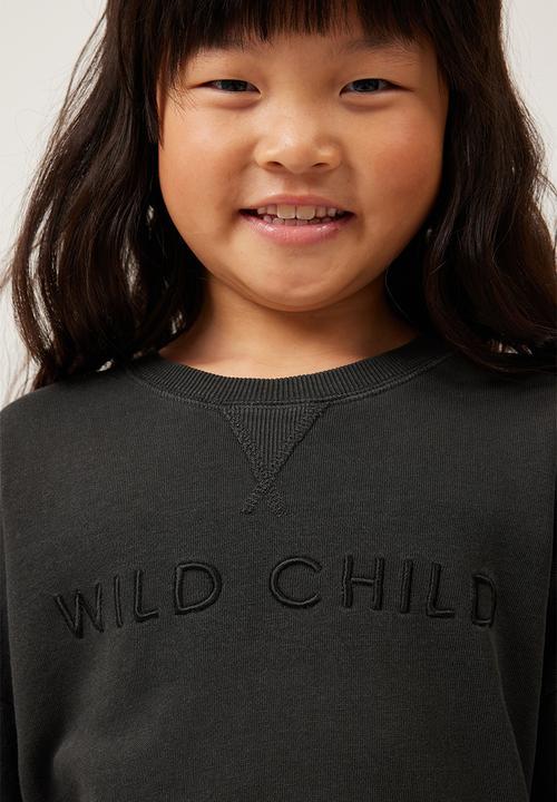 Cotton On - Dora scoop fleece crew - phantom/wild child
