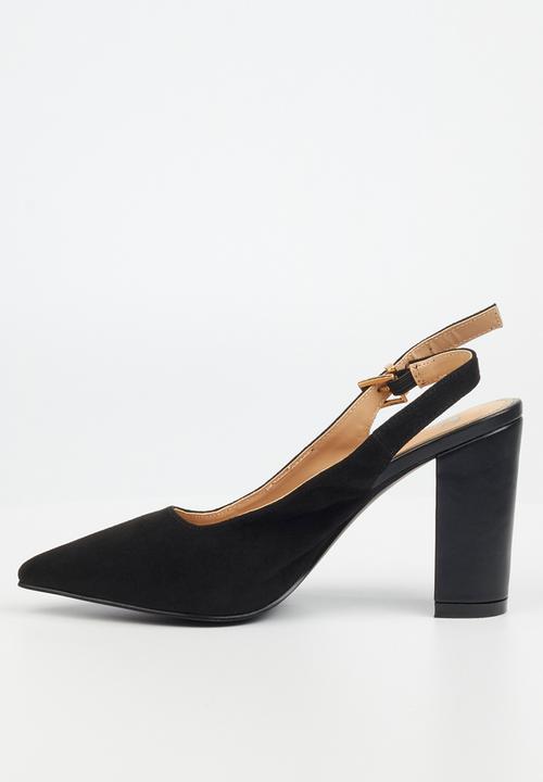 Butterfly Feet - Shaye 1 court heel - black