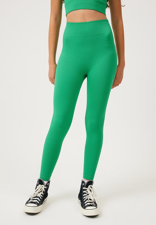 Cotton On - Genevieve seamfree legging - green splash