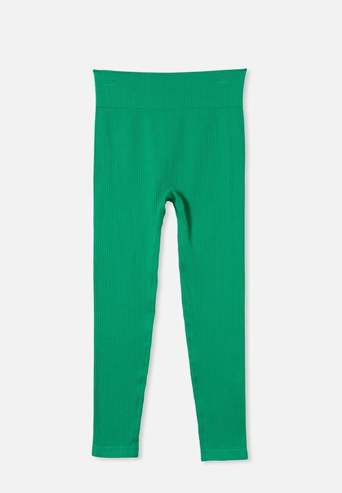 Cotton On - Genevieve seamfree legging - green splash