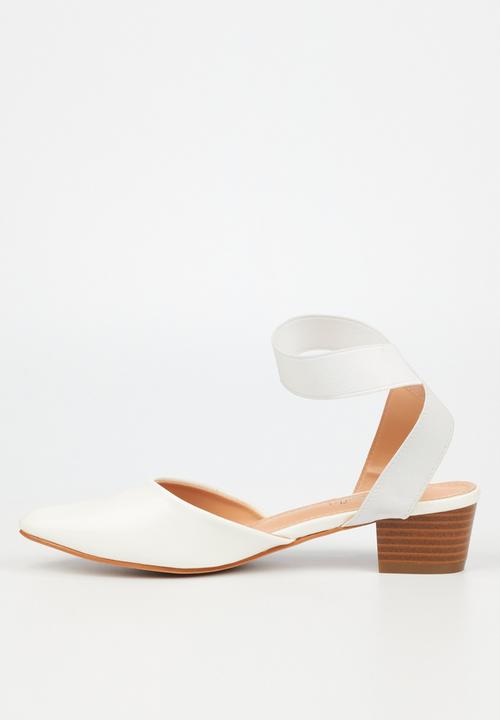 Butterfly Feet - Sling 2 heel - white