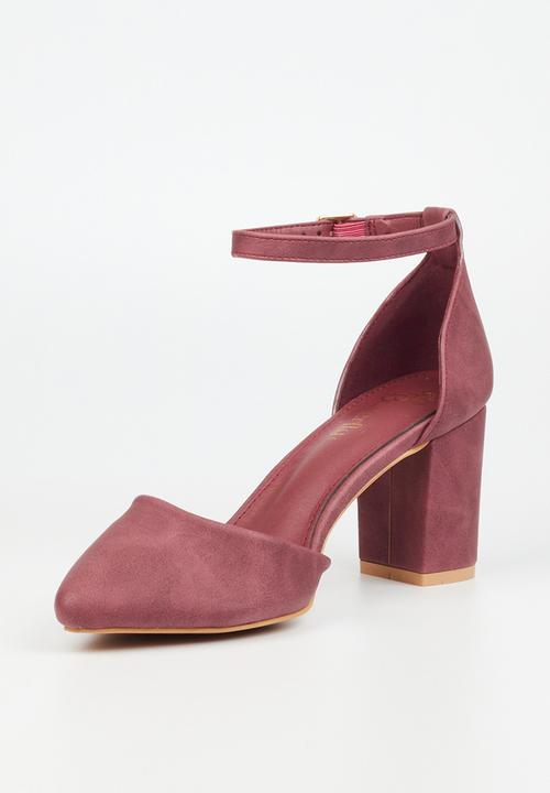 Butterfly Feet - Zara 2 court heel - burgundy