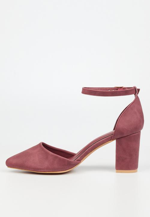 Butterfly Feet - Zara 2 court heel - burgundy