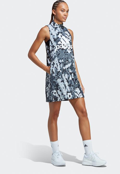 adidas Performance - W aop dress - Black/white