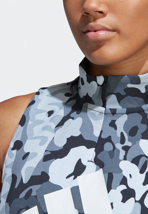 adidas Performance - W aop dress - Black/white