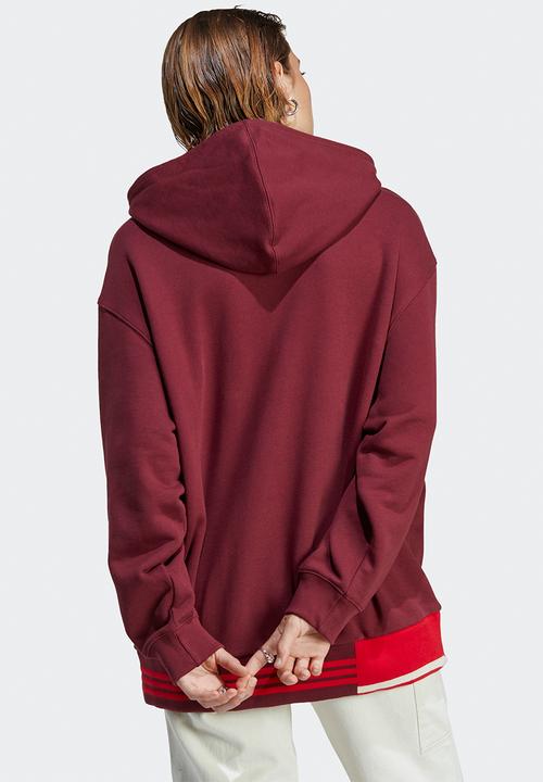 adidas Originals - Oversize hoodie - shadow red