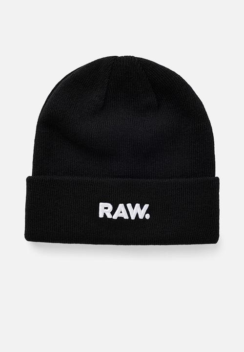G-STAR - Effo raw long beanie - black