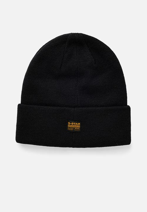 G-STAR - Effo raw long beanie - black