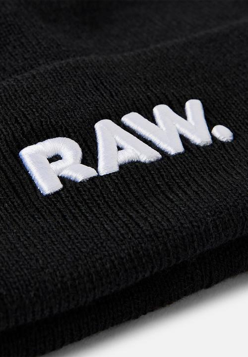 G-STAR - Effo raw long beanie - black