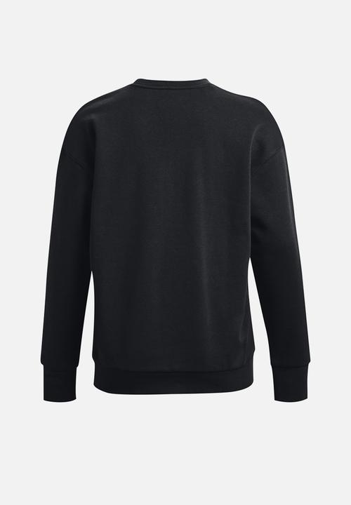 Under Armour - Essential fleece crew - black