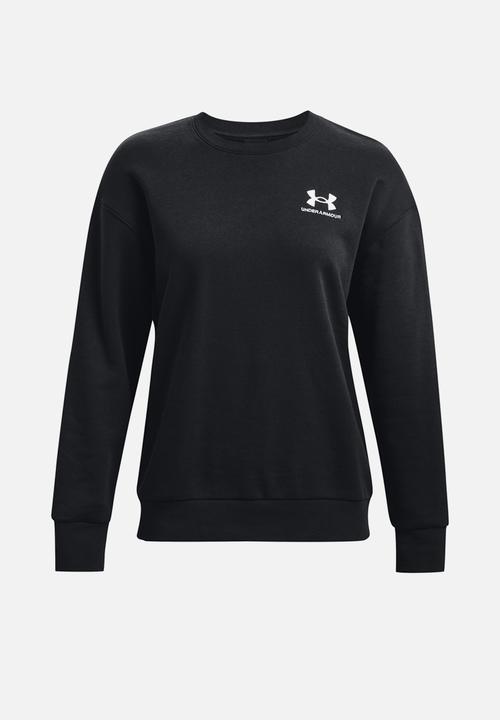 Under Armour - Essential fleece crew - black