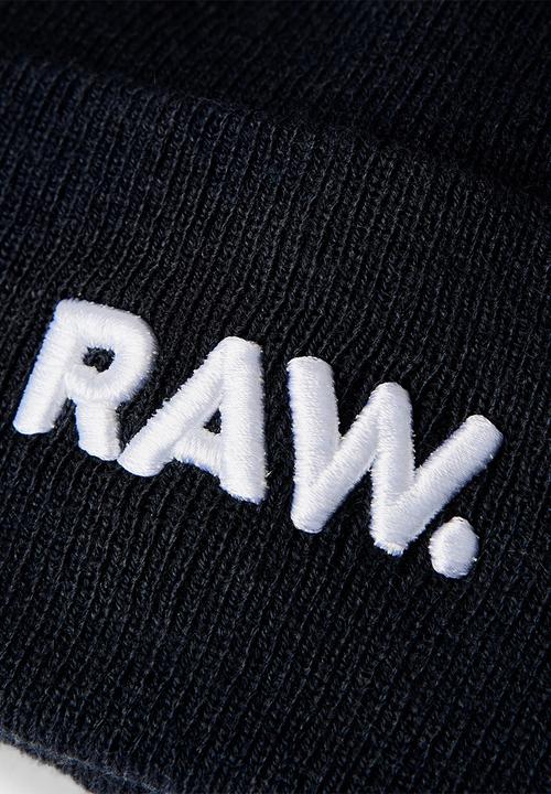 G-STAR - Effo raw long beanie - mazarine blue