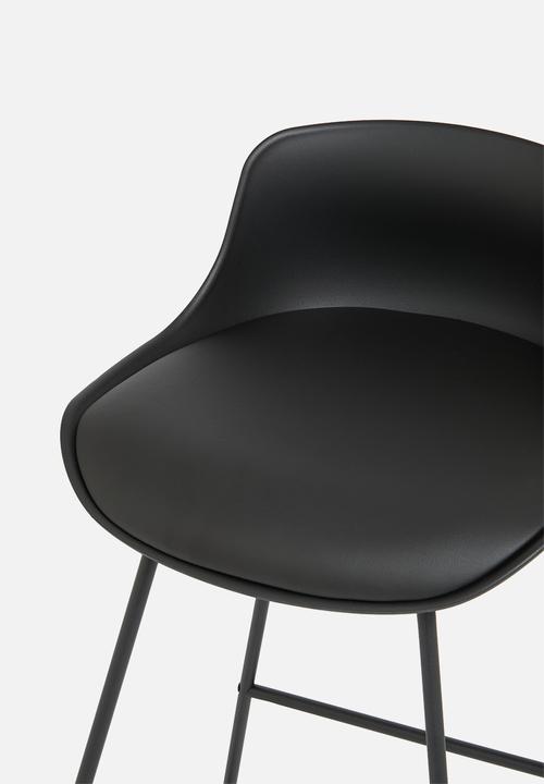 Sixth Floor - Tina counter stool - black