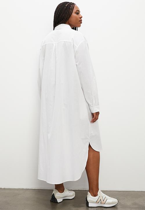 Superbalist - Shirt dress with pockets - white