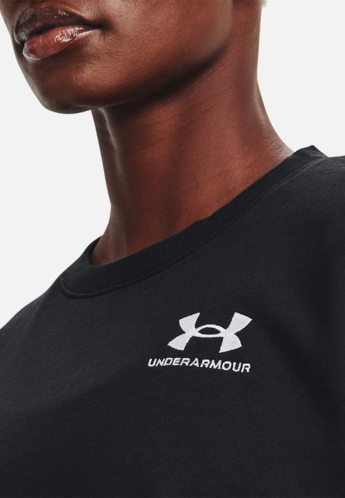 Under Armour - Essential fleece crew - black