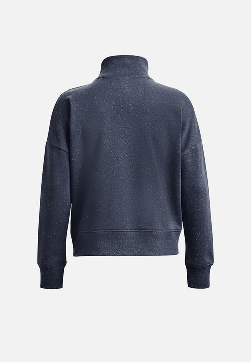 Under Armour - Rival fleece hz - downpour gray/white/white