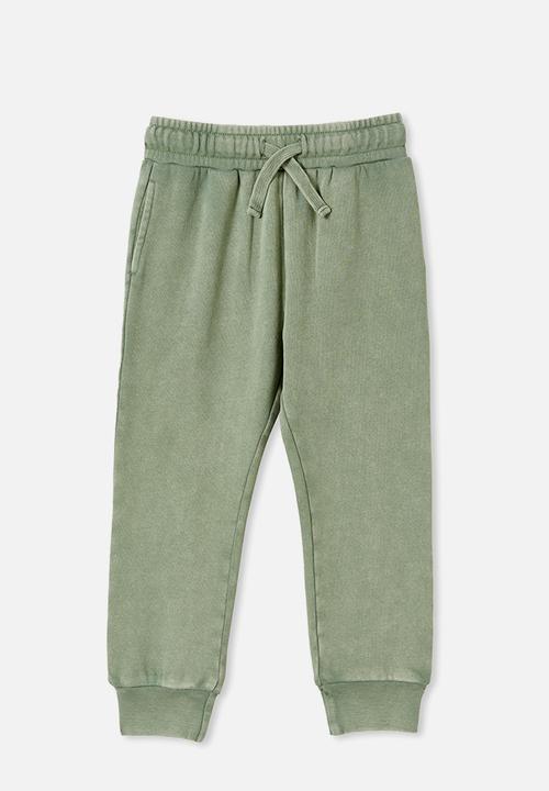 Cotton On - Marlo trackpant - swag green snow wash