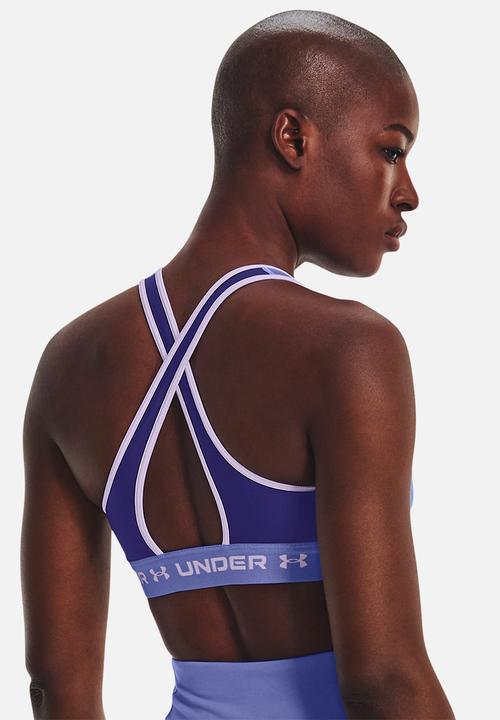 Under Armour - Ua crossback mid bra - sonar blue/baja blue