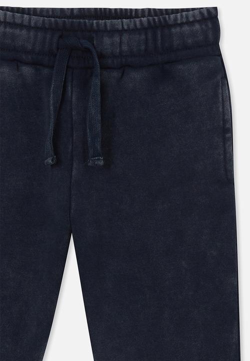 Cotton On - Marlo trackpant - navy blazer snow wash