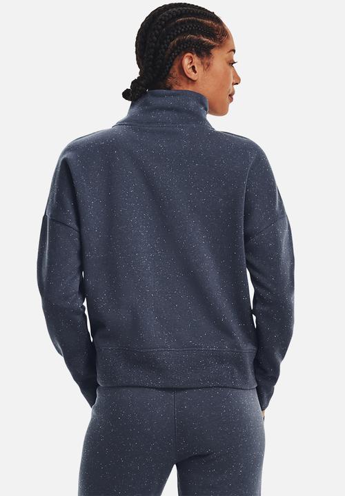 Under Armour - Rival fleece hz - downpour gray/white/white