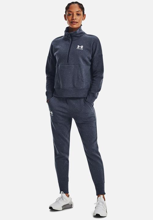 Under Armour - Rival fleece hz - downpour gray/white/white
