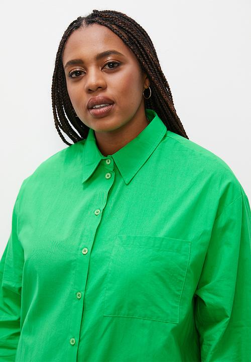 Superbalist - Shirt dress with pockets - green