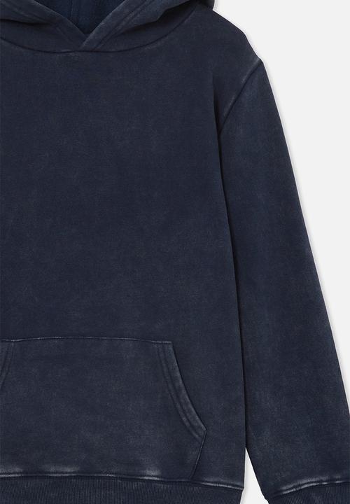Cotton On - Mikki hoodie - navy blazer snow wash