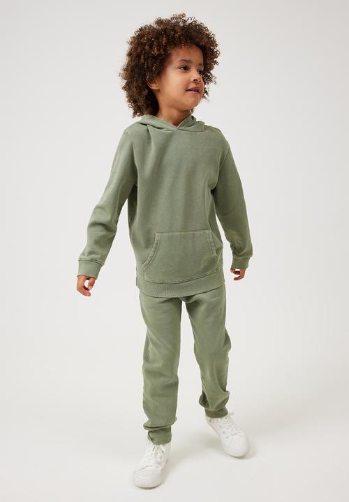 Cotton On - Memphis trackpant - swag green snow wash