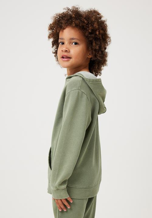 Cotton On - Memphis trackpant - swag green snow wash