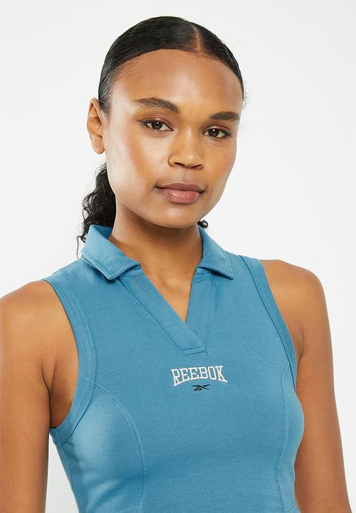 Reebok - Varsity tank - steely blue s23-r